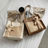 Korean Big Bag Female 2021 New Texture Tote Harajuku