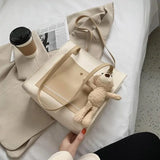 Korean Big Bag Female 2021 New Texture Tote Harajuku