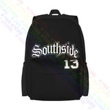 South Side 13 Jersey Cholo Chicano Latino Large Capacity Backpack