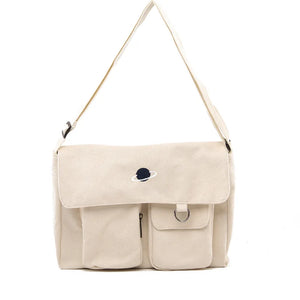 Space Canvas Girl Shoulder Messenger Bags School Totes Casual Satchels
