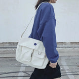 Space Canvas Girl Shoulder Messenger Bags School Totes Casual Satchels
