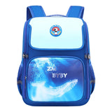 Space Cartoon Kids School Bag Lightweight Waterproof