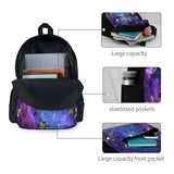 Space Cats 2 Backpacks Men's and Women's Anime Bag