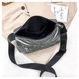 Warm Nylon Cotton Shoulder Bag for Winter
