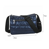 Warm Nylon Cotton Shoulder Bag for Winter