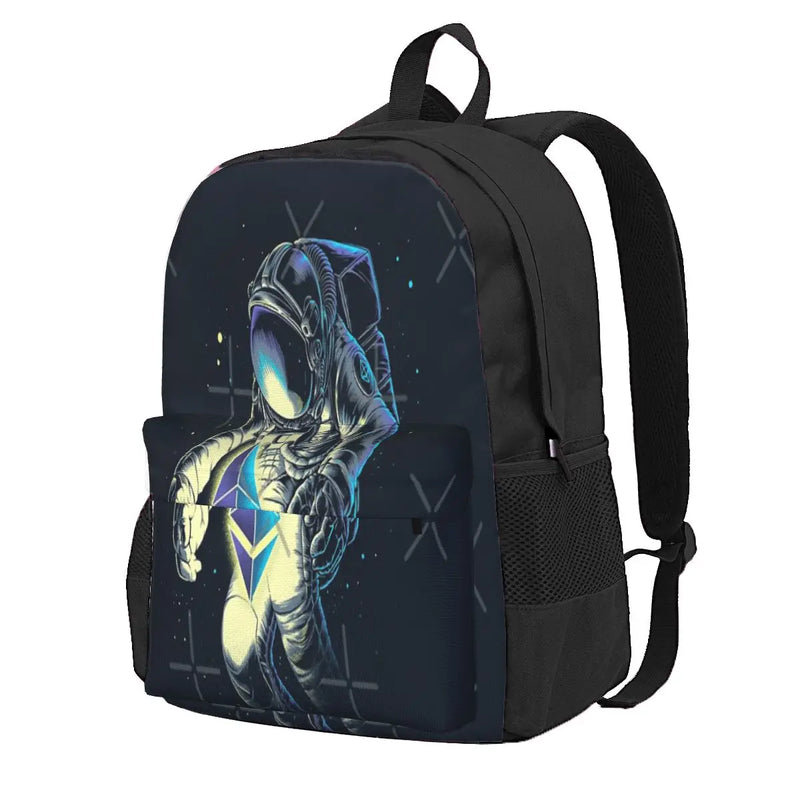Space Ethereum Backpacks Men's Bag Personalised Bags