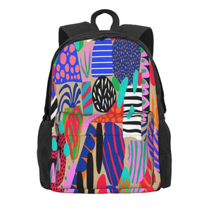 Vintage Space Garden Zipper Backpack Men Women