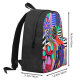 Vintage Space Garden Zipper Backpack Men Women