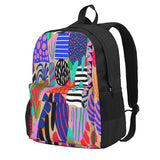 Vintage Space Garden Zipper Backpack Men Women