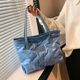 Winter Nylon Down Shoulder Bag for Women