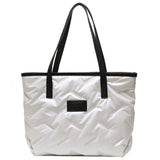 Winter Nylon Down Shoulder Bag for Women