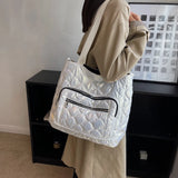 Winter Shoulder Bags Large Capacity Warm Tote Handbag