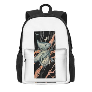 Space Whales Backpacks Men's and Women's Bags