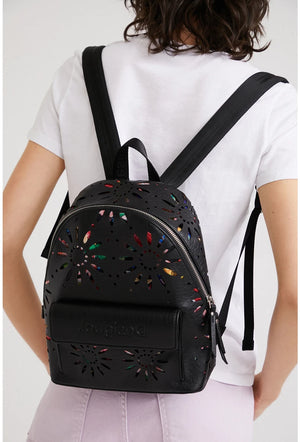 Spain Autumn Winter Hollow Crossbody Backpack