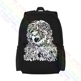 Spanish Water Dog Face Special Graphic Large Capacity Backpack