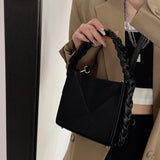 Geometry Pattern Woven Handbag for Women