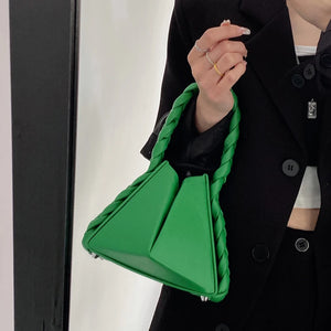 Geometry Pattern Woven Handbag for Women