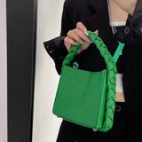 Geometry Pattern Woven Handbag for Women