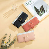 Print Women's Long Zipper Wallet Buckle Handbag