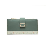 Print Women's Long Zipper Wallet Buckle Handbag