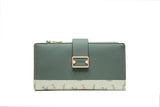 Print Women's Long Zipper Wallet Buckle Handbag
