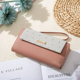 Women's Multi-functional Long Wallet with Wrist Strap