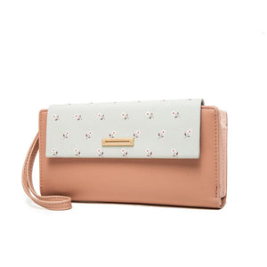 Women's Multi-functional Long Wallet with Wrist Strap