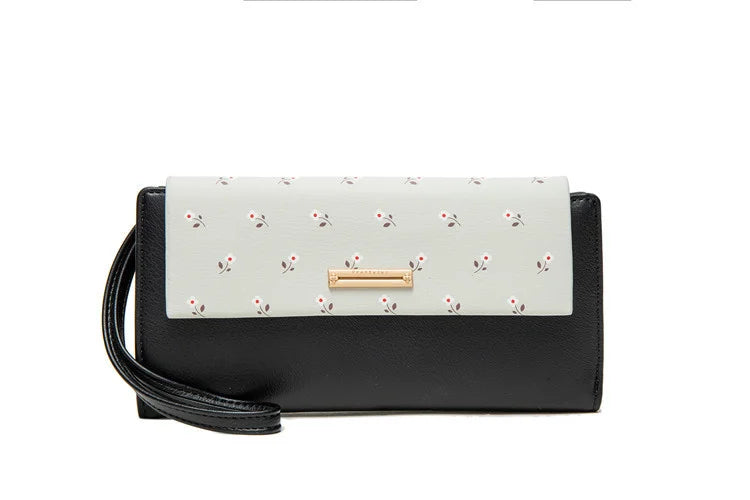 Women's Multi-functional Long Wallet with Wrist Strap
