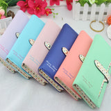 Multi-Card Pull Buckle Women's Wallet Love Long Wallet