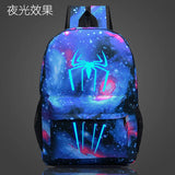 Spider-Man School Bag Luminous Laptop Backpack Superhero Capacity Mochilas