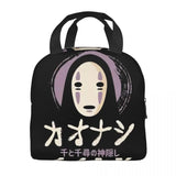 Spirited Away No Face Insulated Lunch Tote Bag for Women