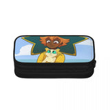 Anime Zipper Pen Bag Student Stationery