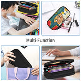Anime Zipper Pen Bag for Student Stationery Gifts