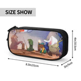 Anime Zipper Pen Bag Student School Stationery Gift