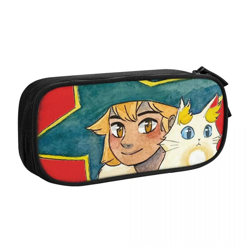 Anime Zipper Pen Bag for Student Stationery Gifts