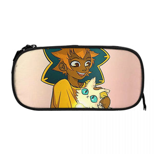 Anime Spiritfarer Pen Box School Zipper Pen Bag Stationery Gift