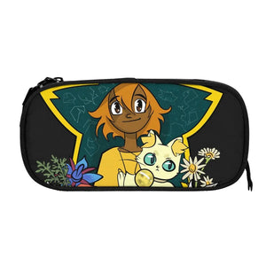 Anime Zipper Pen Bag for School Stationery - Gift