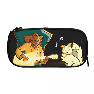 Anime Zipper Pen Bag Student Stationery Case School Supplies