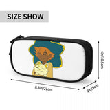 Anime School Pen Bag, Zipper Stationery Case, Gift
