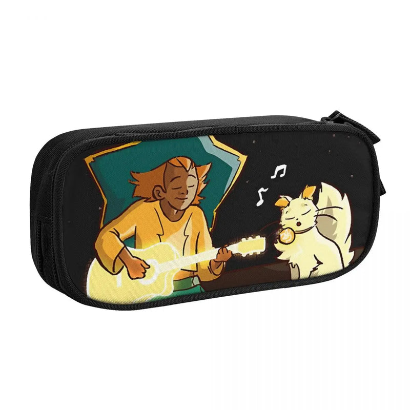 Anime Zipper Pen Bag Student Stationery Case School Supplies