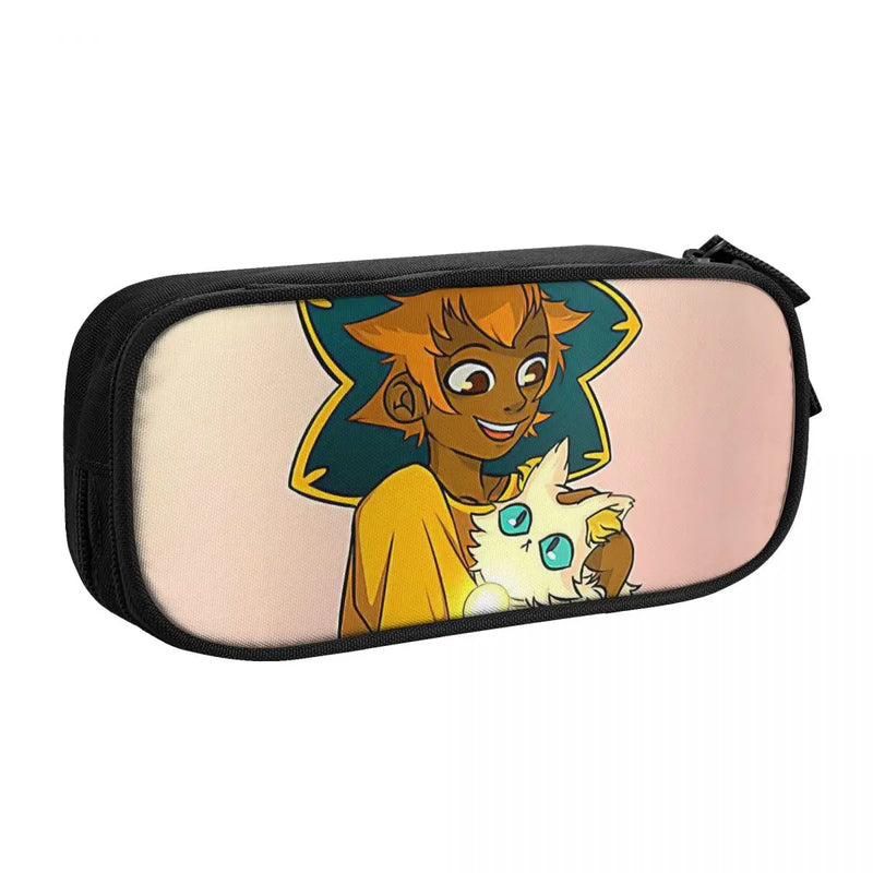 Anime Spiritfarer Pen Box School Zipper Pen Bag Stationery Gift