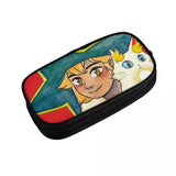 Anime Zipper Pen Bag for Student Stationery Gifts