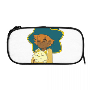 Anime School Pen Bag, Zipper Stationery Case, Gift