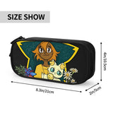 Anime Zipper Pen Bag for School Stationery - Gift