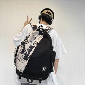 Graffiti Children Backpack for Teens Boys Girls School Bag