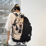 Graffiti Children Backpack for Teens Boys Girls School Bag