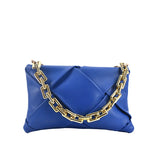 Women's PU Leather Crossbody Sling Bag Chain Shoulder Envelope Clutch