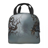 Spooky Autumn Fantasy Forest Fog Cooler Bag Thermal Lunch Box Tote