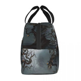 Spooky Autumn Fantasy Forest Fog Cooler Bag Thermal Lunch Box Tote