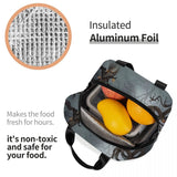 Spooky Autumn Fantasy Forest Fog Cooler Bag Thermal Lunch Box Tote